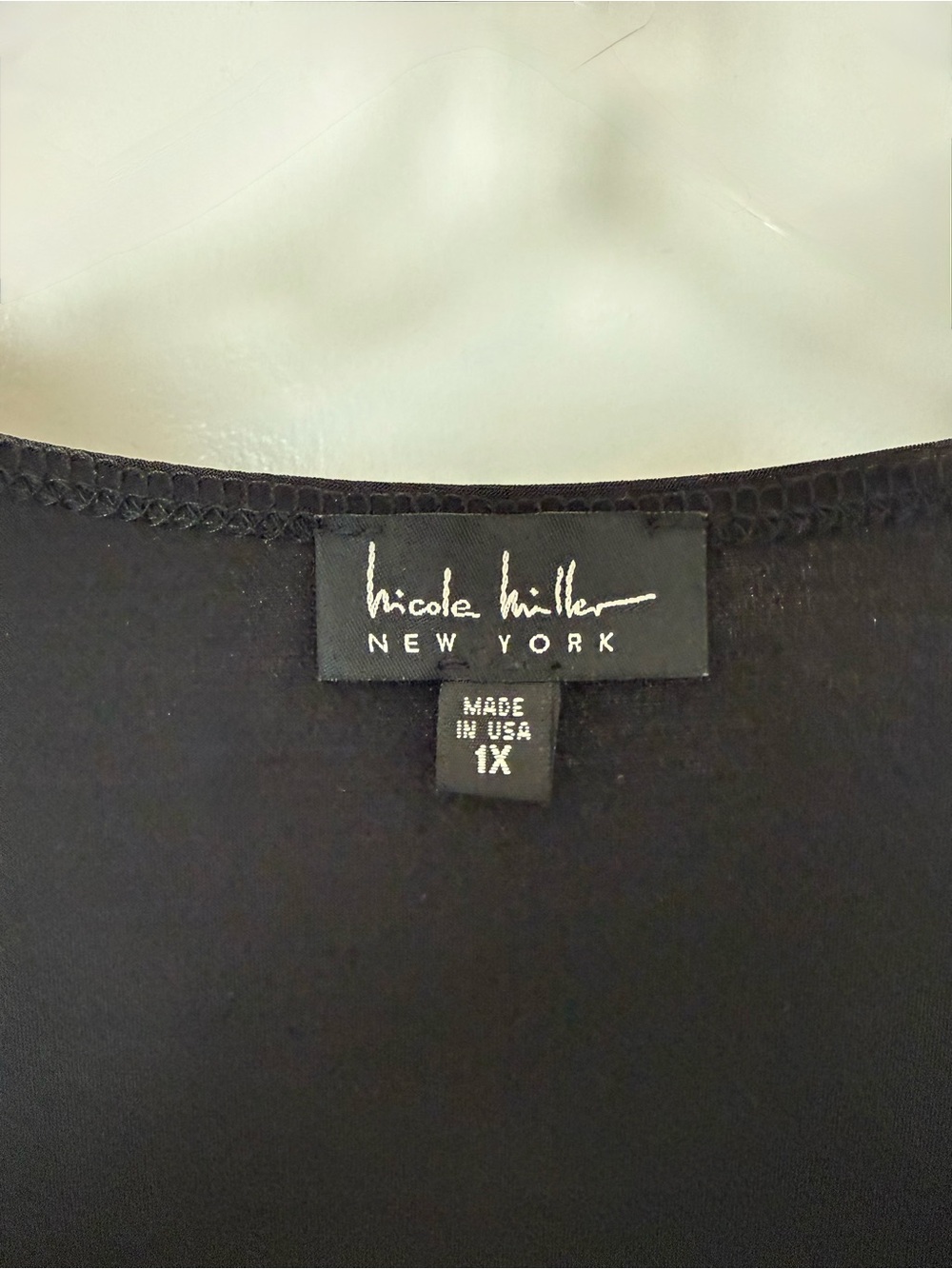 Nicole Miller Black Sleeveless Faux-Wrap Jumpsuit - Picture 5 of 8